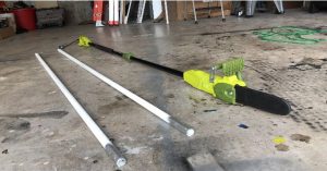 storage ideas for pole saw