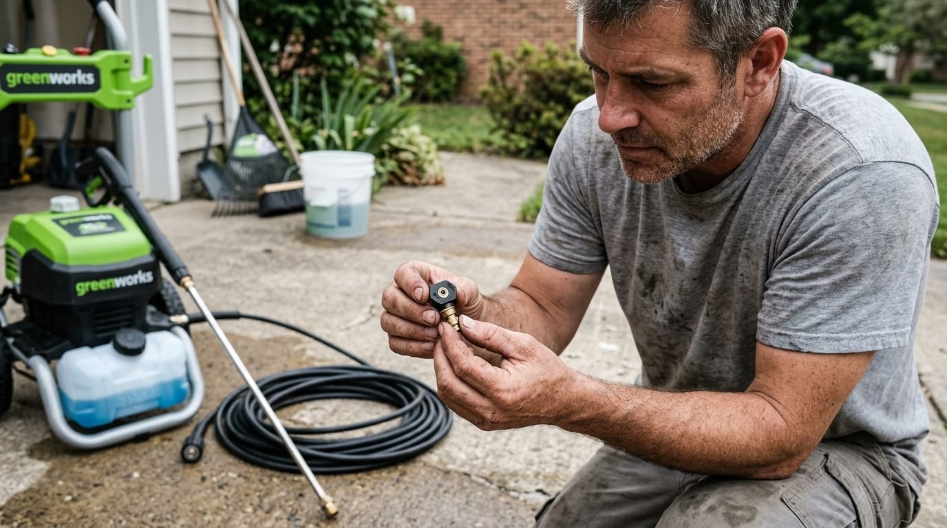 Greenworks Pressure Washer Soap Not Working? Step-by-Step Fix Guide 1 Fixing a Greenworks Pressure Washer Soap Dispenser That’s Not Working