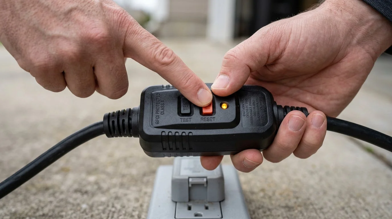Portland 1750 PSI Pressure Washer Not Working? 7 Fixes 6 Reset and Test the GFCI