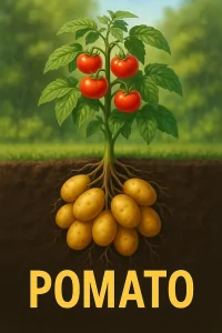 Yes, the "POMATO" plant, which grows both tomatoes and potatoes on the same plant.